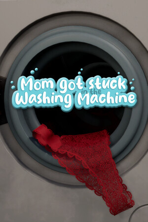 Mom got stuck in the washing machine