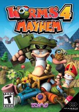 Worms 4  Mayhem MOD RePack (RUS) со всеми DLC