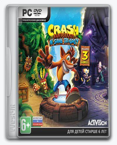 Crash Bandicoot N. Sane Trilogy (1.0) Repack xatab RePack FitGirl со всеми дополнениями